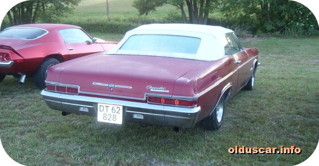 1966 Chevrolet Impala SS Convertible Coupe back